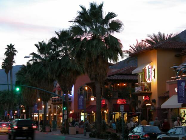 Picture of downtown Palm Springs